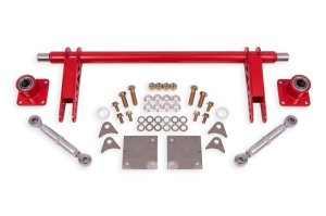 Ford Mustang Sway Bar Kit - Rear - BMR Suspension - 1.375in Hollow, Weld-on, Three-way Adjustable - Red - `79-`04